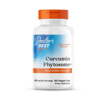 Куркумин с Meriva, Curcumin Phytosome with Meriva, Doctor's best, 180 вегетарианских капсул