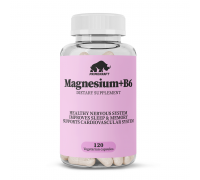 Магний Б6, Magnesium+B6, Prime Kraft, 120 вегетарианских капсул