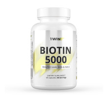 Биотин, Biotin, 1Win, 60 капсул