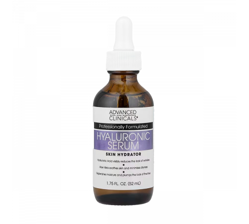 Гиалуроновая сыворотка, Hyaluronic Serum, Advanced Clinicals, 52 мл