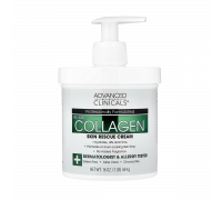 Коллагеновый восстанавливающий крем для лица, Collagen Skin Rescue Cream, Advanced Clinicals, 454 г