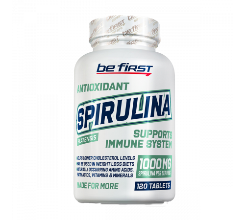Спирулина, Spirulina, Be First, 120 таблеток