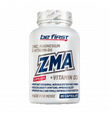 ЗМА + витамин Д3, ZMA + Vitamin D3, Be First, 90 капсул