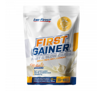 Гейнер со вкусом ванили, First Gainer Fast & Slow Carbs, Be First, 1000 г