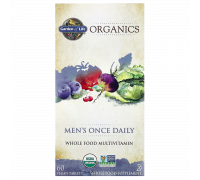 Мультивитамины для мужчин 40+, mykind Organic Men's Multi 40+, Garden of Life, 60 веганских таблеток