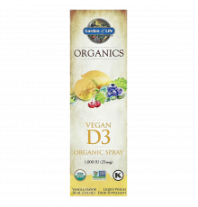 Органический спрей витамин D3, mykind Organics Vegan D3 Organic Spray, Garden of Life, 58 мл