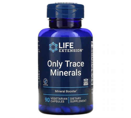 Комплекс микроэлементов, Only Trace Minerals, Life Extension, 90 капсул