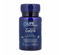 Суперубихинол коэнзим Q10 с улучшенной поддержкой митохондрий, Super Ubiquinol CoQ10 with Enhanced Mitochondrial Support, Life Extension, 30 капсул