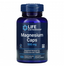 Магний, Magnesium caps, Life Extension, 100 капсул
