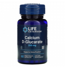 D-глюкарат кальция, Calcium D-glucarate, Life Extension, 60 вегетарианских капсул