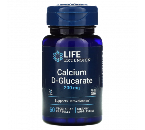 D-глюкарат кальция, Calcium D-glucarate, Life Extension, 60 вегетарианских капсул
