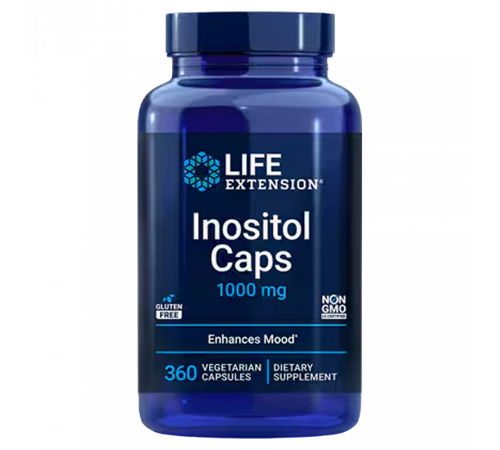 Инозитол, Inositol Caps, Life extension, 360 вегетарианских капсул