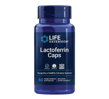 Лактоферрин, Lactoferrin Caps, Life extension, 60 вегетарианских капсул