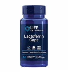 Лактоферрин, Lactoferrin Caps, Life extension, 60 вегетарианских капсул