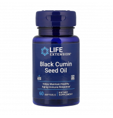 Масло чёрного тмина, Black Seed Oil, Life Extension, 60 капсул