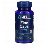 Цинк, Zinc caps, Life Extension, 90 капсул