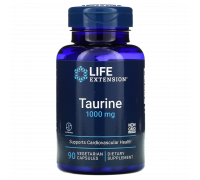 Таурин, Taurine, Life Extension, 90 капсул