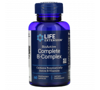 Комплекс витаминов В, Complete B-Complex, Life Extension, 60 капсул