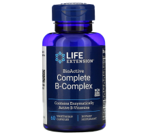 Комплекс витаминов В, Complete B-Complex, Life Extension, 60 капсул