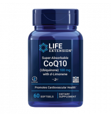 Суперабсорбируемый коэнзим Q10, Super-Absorbable Coq10, Life Extension, 60 капсул