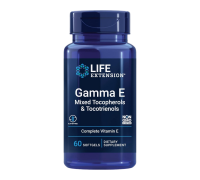 Витамин Е, Gamma E Mixed Tocopherols & Tocotrienols, Life Extension, 60 капсул