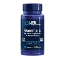 Витамин Е, Gamma E Mixed Tocopherols & Tocotrienols, Life Extension, 60 капсул