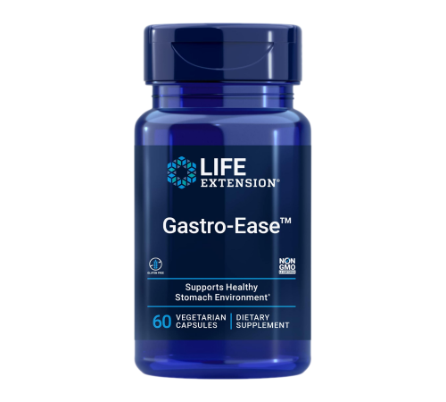 Добавка для поддержки пищеварения, Gastro-Ease, Life Extension, 60 вегетарианских капсул