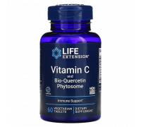 Витамин C с фитосомами биокверцетина, Vitamin C and Bio-Quercetin Phytosome, Life Extension, 60 таблеток