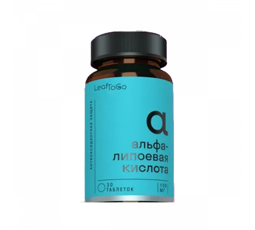 Альфа-липоевая кислота, Alpha Lipoic Acid, Leaf To Go, 90 таблеток