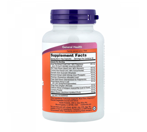 Супер антиоксиданты, Super Antioxidants, Now Foods, 120 капсул