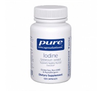 Йод, Iodine, Pure Encapsulations, 120 капсул