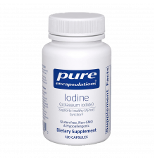 Йод, Iodine, Pure Encapsulations, 120 капсул
