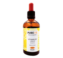 Витамин D3, Vitamin D3, PURE+S, 100 мл