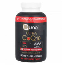 Ультра Q10, Ultra CoQ10, Qunol, 120 капсул