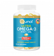 Омега-3, Omega-3 Softgels, Qunol, 120 капсул