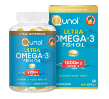 Омега-3, Omega-3 Mini Softgels, Qunol, 60 капсул