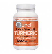 Комплекс куркумина, Extra Strength Turmeric, Qunol, 30 капсул