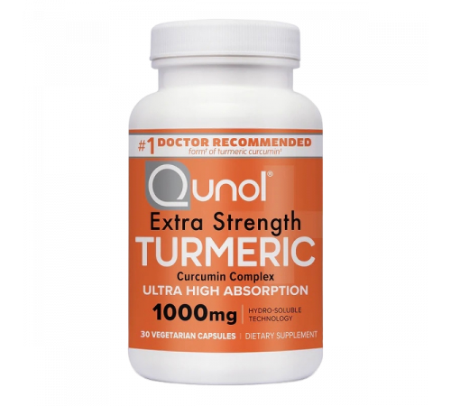 Комплекс куркумина, Extra Strength Turmeric, Qunol, 30 капсул