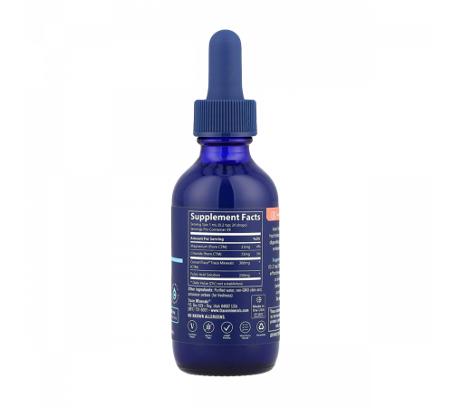 Ионная фульвокислота, Ionic Fulvic Acid, Trace Minerals, 59 мл