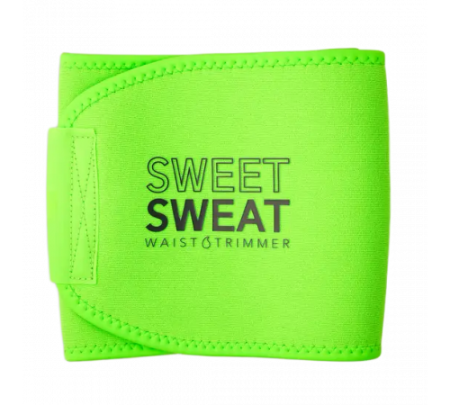 Термопояс на талию, Sweet Sweat Neon Green Waist Trimmer, зеленый, размер M