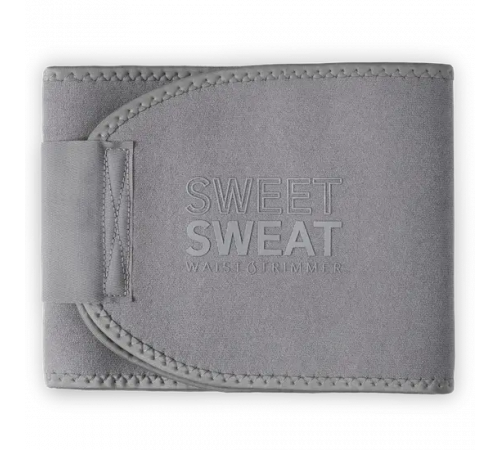 Термопояс на талию, Sweet Sweat Matte Series Waist Trimmer, серый, размер M