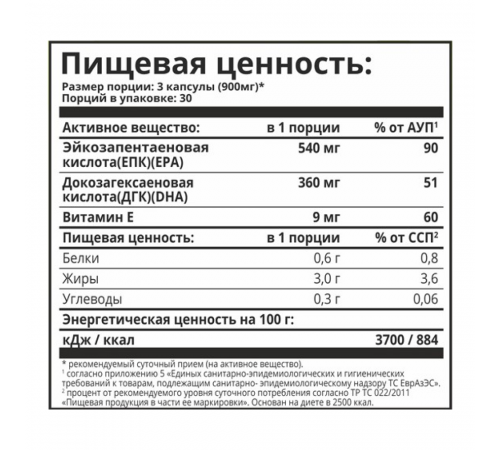 Супер Омега-3, Super Omega-3, 1Win, 90 капсул