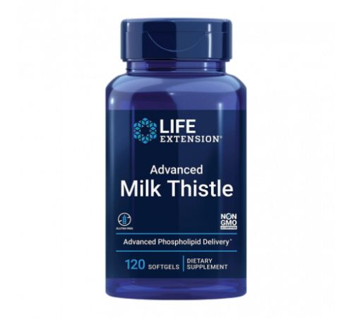Расторопша, Advanced Milk Thistle, Life Extension, 120 капсул