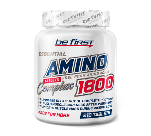 Незаменимые аминокислоты, Amino, Be First, 210 таблеток
