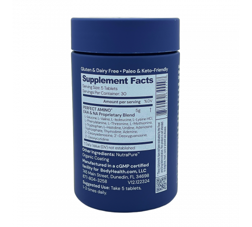 Аминокислоты, Perfect Amino, BodyHealth, 150 таблеток
