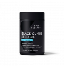 Масло семян черного тмина, Black Cumin Seed Oil, Sports Research, 60 капсул