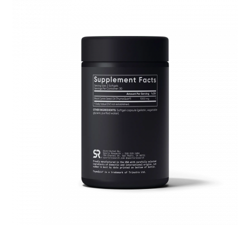 Масло семян черного тмина, Black Cumin Seed Oil, Sports Research, 60 капсул