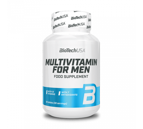 Мультивитамины для мужчин, Multivitamin for Men, BioTech USA, 60 таблеток