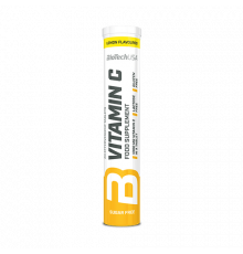 Витамин C, Vitamin C Effervescent, BioTechUSA, 20 шипучих таблеток