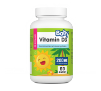 Детский Витамин Д3, Vitamin Baby D3, Chikalab, 60 ампул